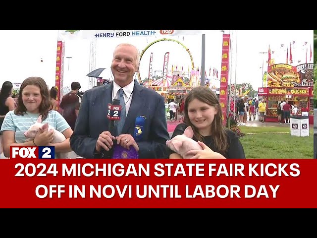 ⁣2024 Michigan State Fair opens Thursday at the Suburban Collection Showplace in Novi