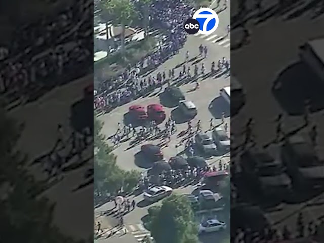 ⁣Dodger fans line up for Shohei Ohtani bobblehead hours before first pitch