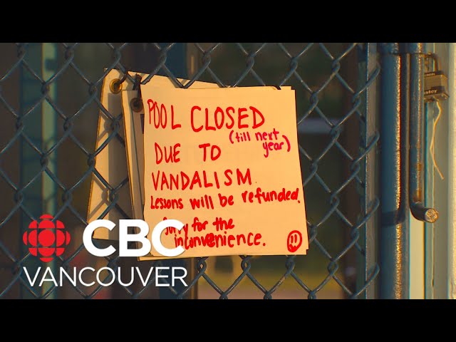 ⁣Vandalism, broken glass closes Maple Ridge pool