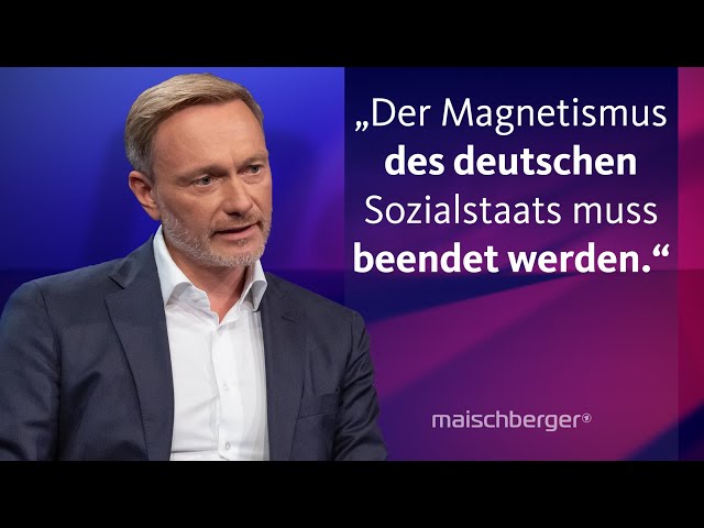 Christian Lindner (FDP) über das Attentat von Solingen und den Haushaltsstreit | maischberger