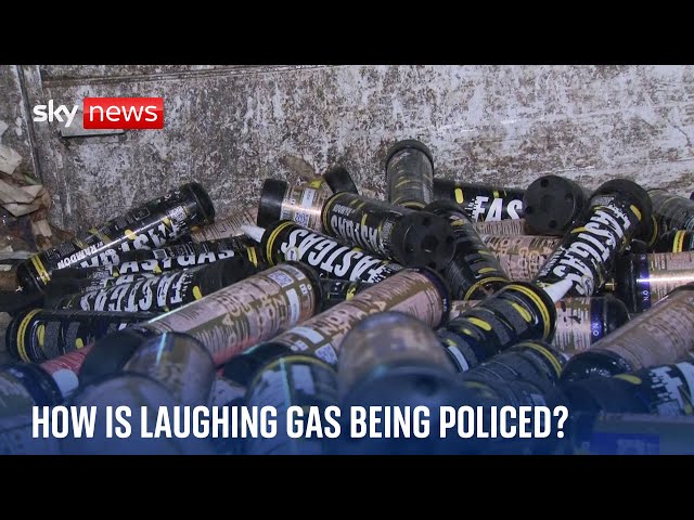 ⁣Nitrous oxide: How is laughing gas being policed?