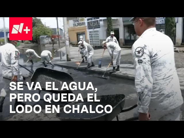 ⁣Día 27 de inundación en Chalco: Avanzan trabajos de bombeo y desazolve - En Punto