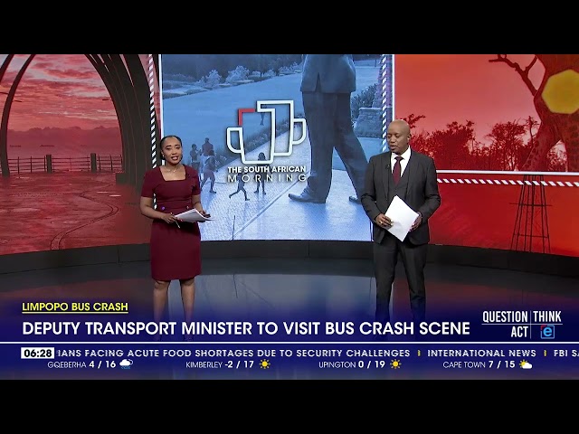 ⁣Deputy Transport Minister to visit bus crash scene