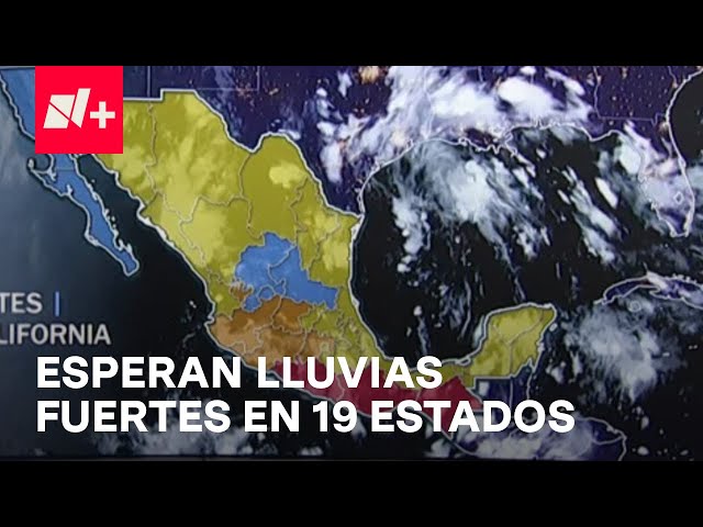 ⁣Pronostican lluvias intensas en Chiapas, Oaxaca y Guerrero - En Punto