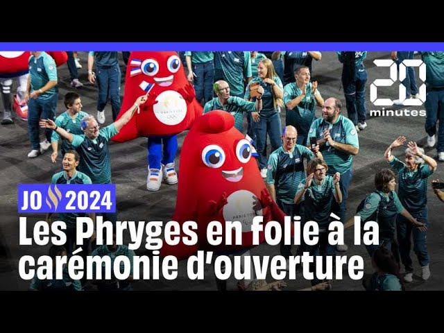 ⁣Jeux paralympiques 2024 : Danses, jeux et même popcorn, les Phryges en folie à la cérémonie d...