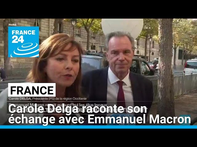 ⁣Quête d'un nouveau gouvernement : Carole Delga raconte son échange avec Emmanuel Macron