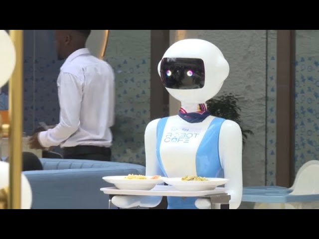 ⁣No Comment : des robots serveurs dans un restaurant au Kenya