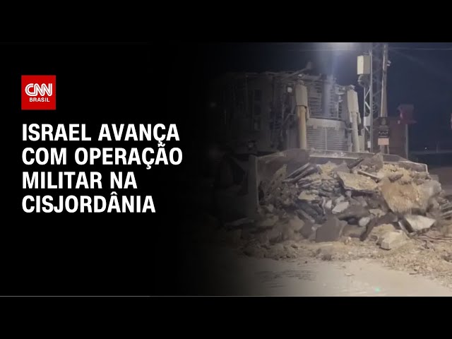 Israel avança com operação militar na Cisjordânia | CNN NOVO DIA