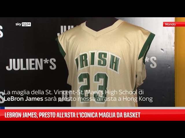 ⁣LeBron James, presto all'asta l’iconica maglia da basket