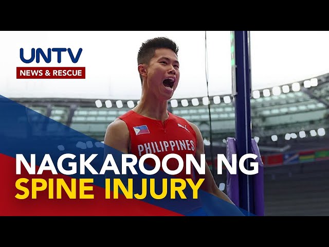 ⁣Pole vaulter EJ Obiena, maagang tinapos ang 2024 season dahil sa spine injury