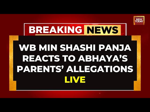 ⁣Kolkata Rape-Murder LIVE: WB Minister Shashi Panja Reacts To Abhaya's Parents' Coverup All