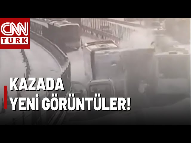 ⁣SON DAKİKA  Metrobüs Kazasının Yeni Görüntüsü... İşte Böyle Çarpıştılar!