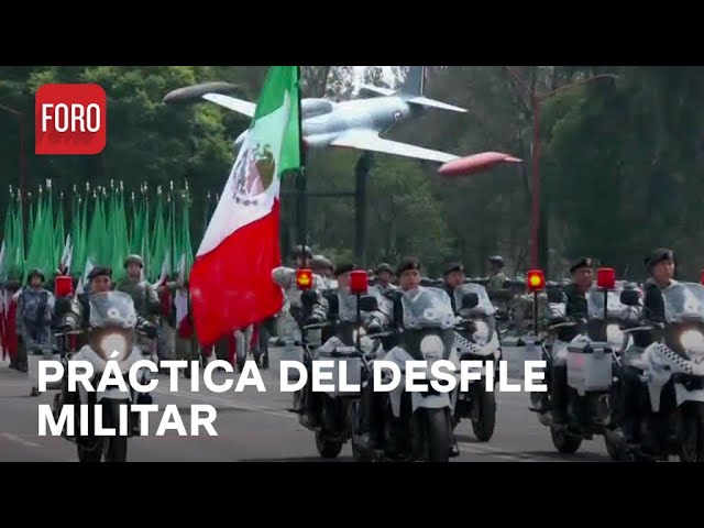 ⁣Ensayo del desfile militar del 16 de septiembre 2024 - Las Noticias