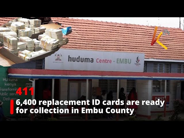 ⁣Embu County Commissioner announces 6,400 replacement ID cards are ready for collection