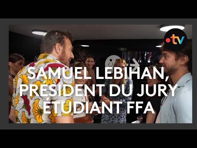 ⁣Samuel Lebihan, président du jury étudiant du Festival du film francophone d'Angoulême