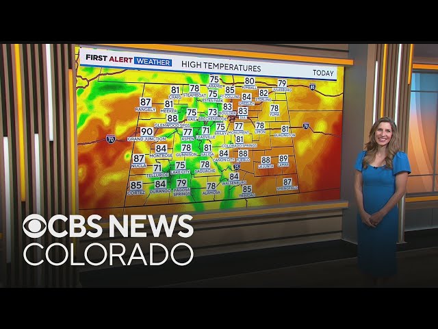 ⁣Denver weather: Staying comfortable today before the warm weather returns