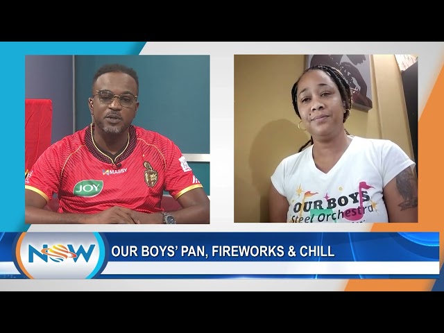 ⁣Our Boys' Pan, Fireworks & Chill