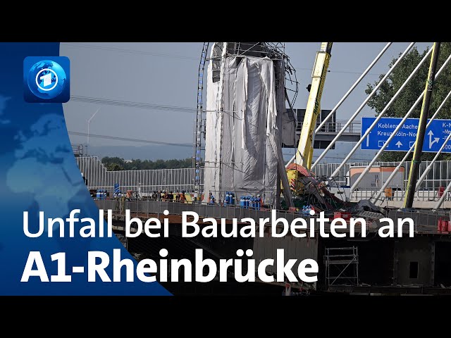 A1-Rheinbrücke: Ein Toter und Verletzte bei Bauarbeiten