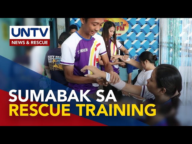 ⁣Radio station staff sa Sorsogon, sumabak sa rescue training kasama ang UNTV News and Rescue