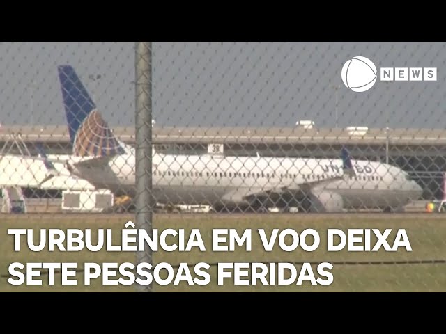 Turbulência em voo do México aos Estados Unidos deixa sete pessoas feridas