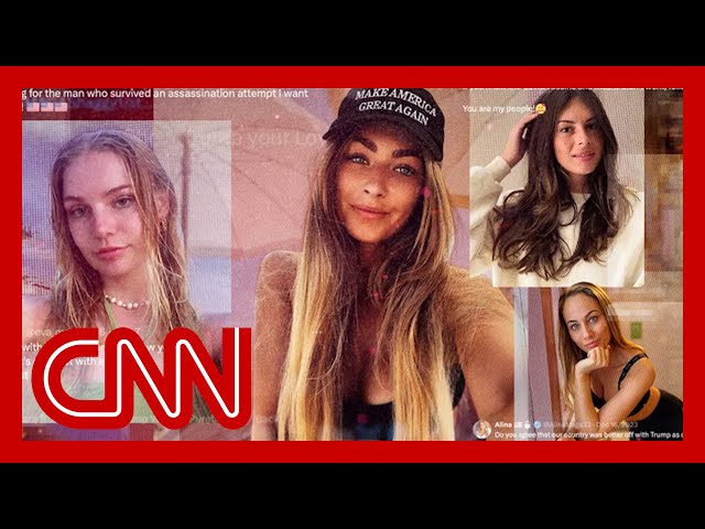 ⁣Influencer amasses thousands of Trump supporters on X. But she's not real