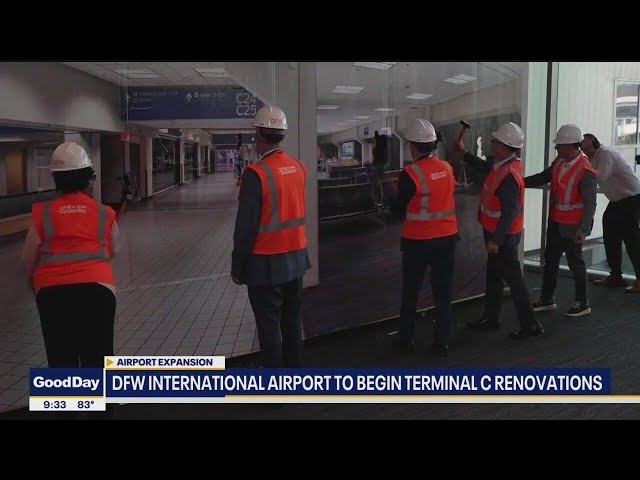 ⁣DFW Airport begins Terminal C renovation work