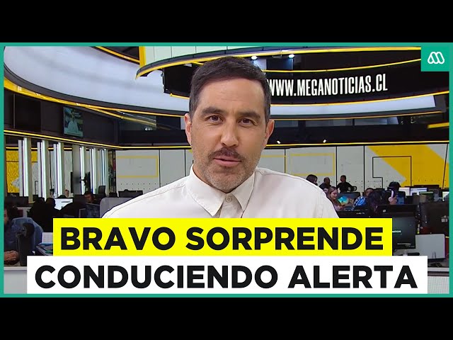 ⁣Claudio Bravo sorprende a Sepu conduciendo Meganoticias Alerta