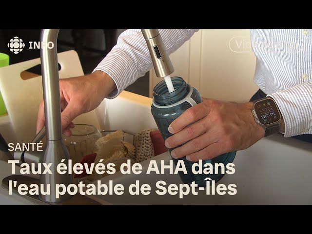 ⁣Taux élevés de AHA dans l'eau potable de Sept-Îles | Vidéojournal