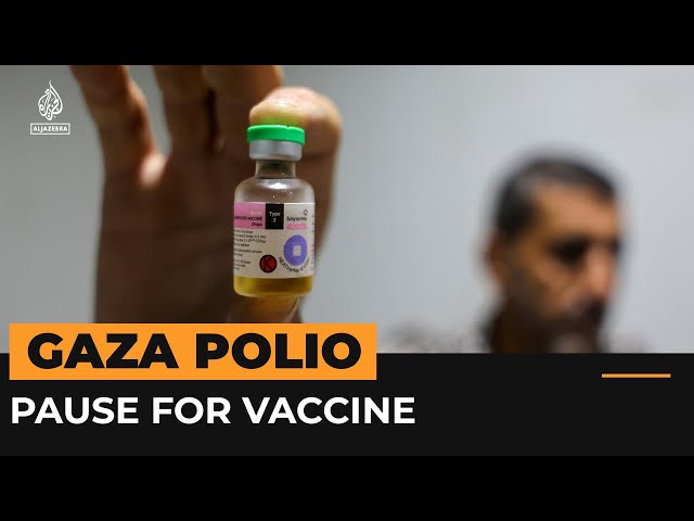 WHO says Israel agrees to pause in fighting for polio campaign in Gaza | #AJshorts