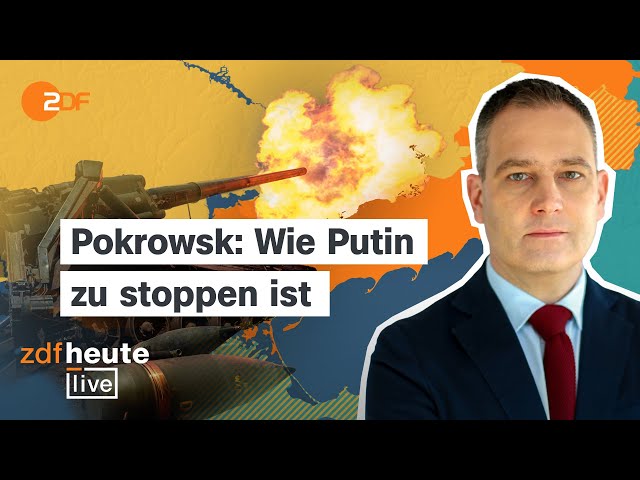 Russischer Vormarsch im Donbass: So reagiert die Ukraine | Militärexperte Gressel bei ZDFheute live