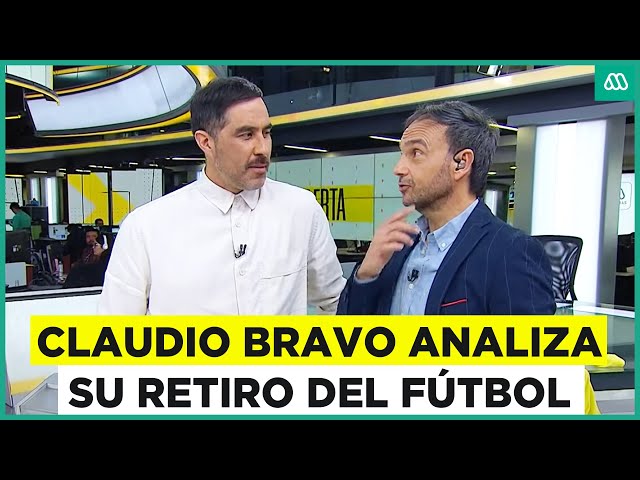 ⁣Claudio Bravo visita Meganoticias Alerta y habla sobre su retiro del fútbol