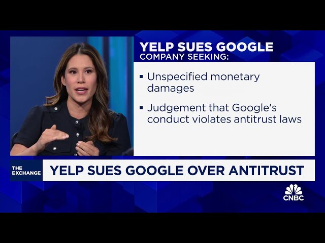 ⁣Yelp sues Google, alleging unfair advantage in search market