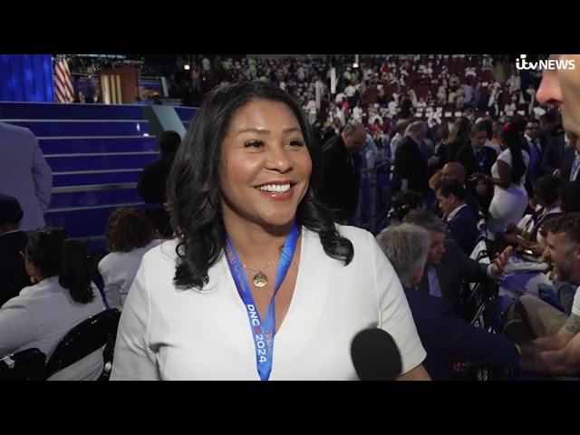 ⁣San Francisco mayor hails 'incredibly strong and talented' Harris for US president | ITV N