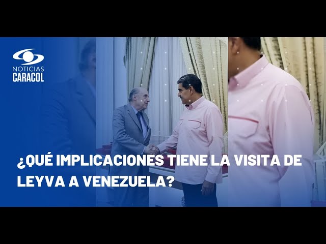 ⁣Excanciller Álvaro Leyva se reunió en Venezuela con Nicolás Maduro