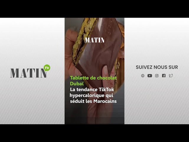 ⁣Tablette de chocolat Dubaï : La tendance TikTok hypercalorique qui séduit les Marocains