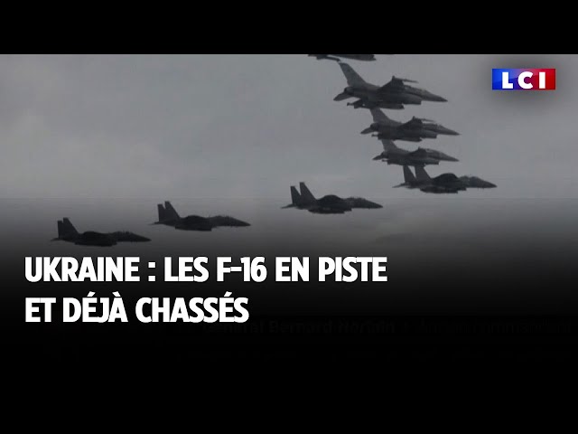 ⁣Ukraine : les F-16 en piste et déjà chassés