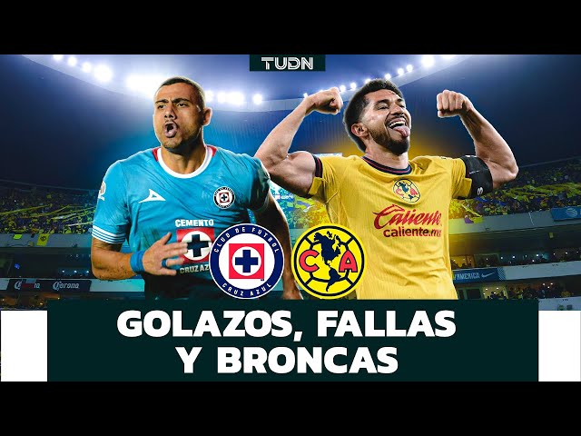 GOLES, FALLAS Y BRONCAS del Clásico Joven  PREVIA Cruz Azul vs América | TUDN