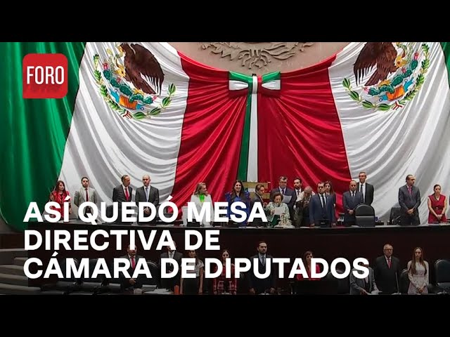 ¿Cómo quedó conformada la Mesa Directiva en la Cámara de Diputados? - A las Tres