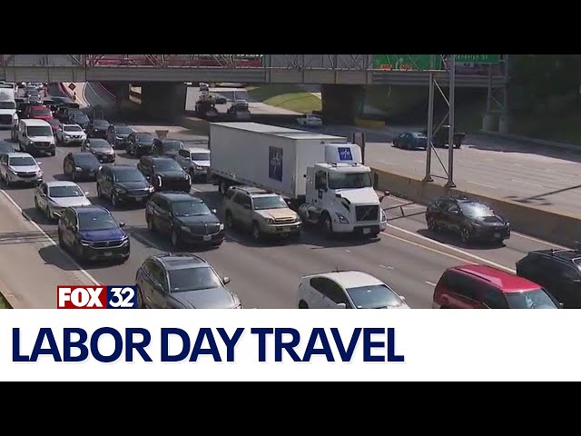 ⁣Labor Day weekend travel rush begins in Chicago