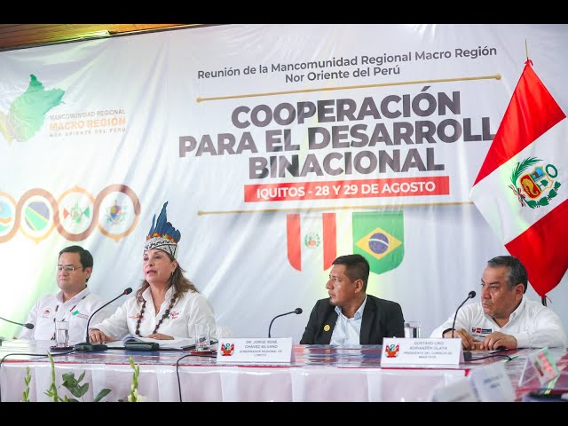 Presidenta Boluarte se presentó en foro binacional Perú - Brasil