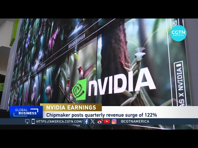 ⁣Global Business: Nvidia Revenue Surges Amid High AI Chip Demand