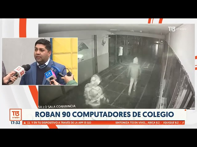 Roban 90 computadores en colegio de Lo Espejo