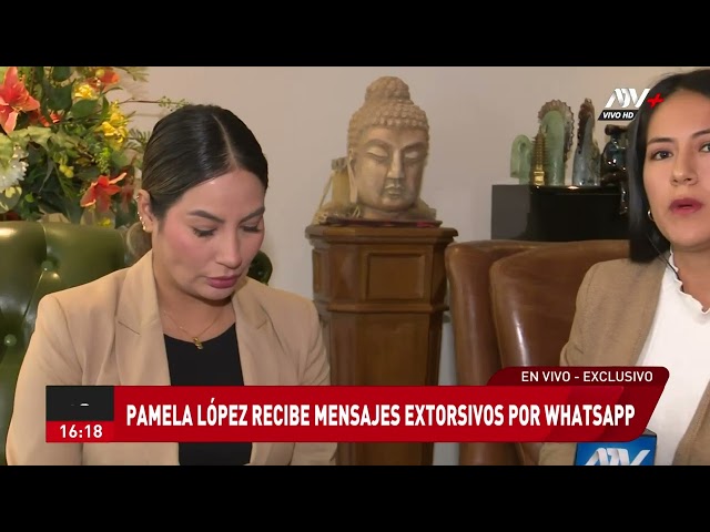 ⁣Pamela López no descarte que Christian Cueva esté involucrado en mensajes extorsivos