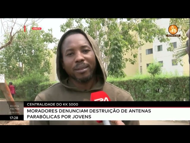 ⁣Centralidade do KK 5000 moradores denunciam destruição de antenas parabólicas por jovens