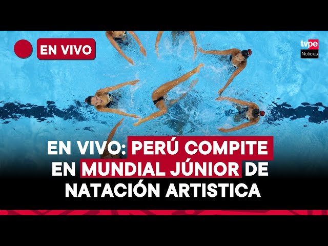 ⁣Continúa la participación de Perú en el Mundial Júnior de Natación Artística 2024 por TVPerú