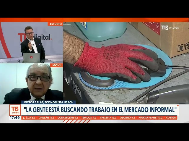 ⁣Desempleo en Chile llega a 8,7% en trimestre móvil a julio