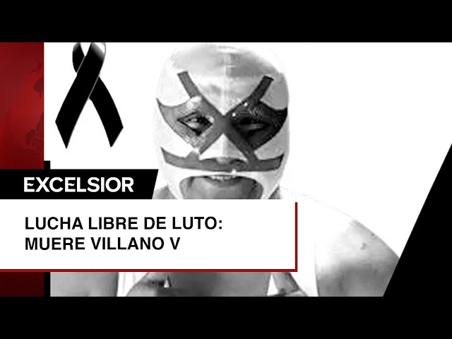 Murió Villano V, figura de la lucha libre mexicana