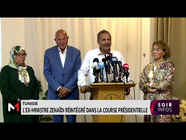 ⁣Tunisie : L´ex-ministre Zenaïdi réintégré dans la course présidentielle