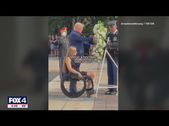 ⁣Trump campaign Arlington National Cemetery controversy