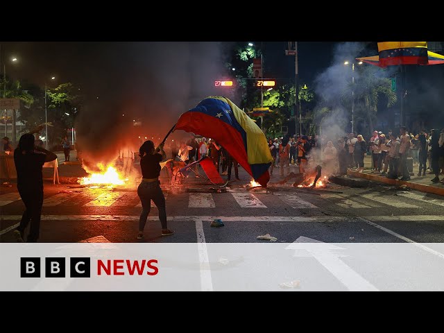 ⁣Venezuelan opposition figure faces arrest warrant | BBC News